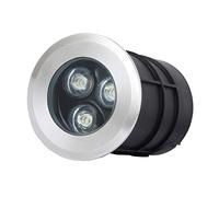 WZYJLyds Spot LED Encastrable Exterieur 1W/3W IP68 étanche Spot LED escalier 12V&24V Tension de sécurité for escaliers, terrasses, allées, piscines (Couleur : Blanc Chaud, Taille : 75x100mm(12V))