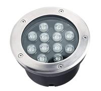 WZYJLyds Spot LED Extérieur Encastrable Spot encastrable au sol IP67 etanche lumières enterrées éclairage encastré pour Jardin Pelouse Terrasse Chemin Bain, Acier Inoxydable(Cold White light,18W)