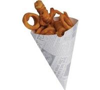 x 1000 Cornets à Frites en Papier Recyclable et Biodégradable 3 G