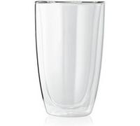 x 2 Verres à café latte en Verre H 136 mm Ø 54 mm Was Germany 14 G