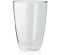 x 2 Verres à latte macchiato en Verre H 120 mm Ø 48 mm Was Germany 14 G