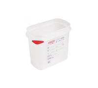 x 4 Boîtes alimentaires 1,5 L - GN 1/9 - Polypropylène1,5