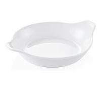 x 4 poêles à œufs en Porcelaine H 40 mm Ø 210 mm Was Germany Blanc G