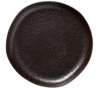 x 6 assiettes en Grès Marron métallisé H 30 mm Ø 220 mm 2 Was Germany 12 G