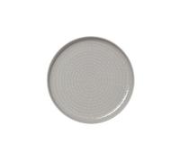 x 6 assiettes en Porcelaine Graphite H 30 mm Ø 190 mm