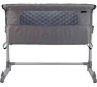 X Adventure lit cododo Gris – berceau co-sleeper avec matelas et sac de transport, réglable sur 6 hauteurs, anti-reflux, roulettes, jusqu’à 9 kg