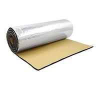 X AUTOHAUX Isolation Phonique Mousse 63cmx100cm 5mm Haute Densité | Haute Densité Fibre Verre, Auto-Adhésif, Isolation Thermique, 1pc, Pour Portes, Capot, Plancher, Coffre, Toit, Châssis