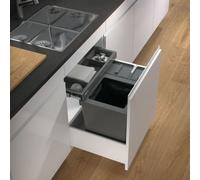 X-LINE 600/L5 avec tiroir Premium, système de collecte des déchets, anthracite, H 414 mm