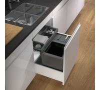 X-LINE 600/M5 avec tiroir Premium, système de collecte des déchets, anthracite