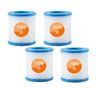 X psblty Filtre De Piscine Type H, Compatible for Intex, Cartouches Filtrantes for Pompe De Piscine 29007 28601 28602, Cartouche, Compatible for Intex, Pompe 330 GPH(4pcs)