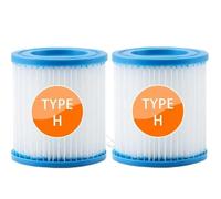 X psblty Filtre De Piscine Type H, Compatible for Intex, Cartouches Filtrantes for Pompe De Piscine 29007 28601 28602, Cartouche, Compatible for Intex, Pompe 330 GPH(2pcs)