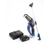X-SAW Mini Scie à Chaîne Sans Fil 18V avec Rallonge 130 cm, batterie 2 Ah Lithium-Ion et lotur Rapide 105 W