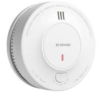X-Sense D¨¦tecteur de Fum¨¦e Am¨¦lior¨¦ Batterie de 10 Ans, Alarme Incendie avec Capteur Photo¨¦lectrique, Alarme Incendie Conforme ¨¤ la Norme EN14604, SD2J0AX, Lot de 1