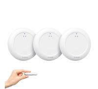X-Sense Détecteur de Fuite d’Eau Connecté Ultra Fin, Station de Base SBS50 Requise, Étanche IP67, Détecteur d'Eau avec Détection dès 0,3 mm pour Cuisines, Salles de Bains et Sous-sols, SWS0A, Lot de 3