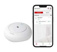 X-Sense Détecteur de Fuite d’Eau, Base SBS50 Requise, SWS51, Lot de 1 | Alarme 110 dB et Portée jusqu’à 500 m pour Cuisine, Salle de Bain ou sous-Sol