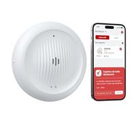 X-Sense Détecteur de Fuite d’Eau Wi-FI et de Basse Température, Capteur Intelligent 2-en-1 avec Alertes sur l’App de X-Sense Home Security, pour Cuisine, Salle de Bain, sous-Sol, SWS0B, Lot de 1