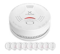 X-Sense Détecteur de Fumée avec Batterie Scellée 10 Ans, SD11, Lot de 10 | Conforme à la Norme EN14604