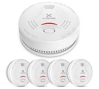 X-Sense Détecteur de Fumée avec Batterie Scellée 10 Ans, SD11, Lot de 5 | Conforme à la Norme EN14604