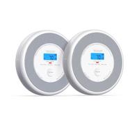 X-Sense Détecteur de fumée et de monoxyde de carbone, alarme vocale (uniquement en allemand), batterie remplaçable, pas de support pour l'application et les stations de base SBS50, XP0A-SR, 2 pièces