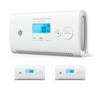 X-Sense Détecteur de Monoxyde de Carbone Portable, pour Les Voyages et la Maison, Détecteur de CO avec Durée de Vie de 10 Ans et Pile Remplaçable, Camping-Car, Caravane, Bateau, XC0N-SR, Lot de 2