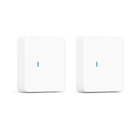 X-Sense Détecteur Ouverture de Porte, Alarme Porte et Fenêtre avec APP Notifications en Temps Réel, Station de Base SBS50 Requise, Compatible Alexa, SDS0A, Lot de 2