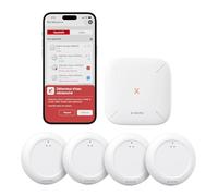 X-Sense Kit Détecteur de Fuite d’Eau Ultra-Fins avec Base SBS50, SWS0A41