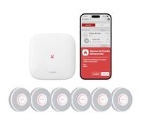 X-Sense Kit Détecteur de Fumée Connecté, Alertes Vocales FR, XS0B-MR61 | Pile Remplaçable, Mode Nuit, Compatible Home Assistant, et Notifications via l’Application