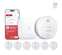 X-Sense Kit Détecteur de Fumée Magnétique avec Base SBS50, SD11-MR61