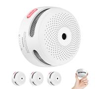 X-Sense Mini-Détecteur de Fumée avec 10 Ans d'Autonomie, Détecteur de Fumée Conforme à la Norme en 14604, Détecteur d'Incendie avec Capteur Photoélectrique, XS01, Lot de 3