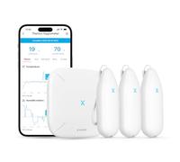 X-Sense Thermomètre Hygromètre Connecté avec Station de Base, STH54 | Suivi Précis, Alertes, Export des Données, Portée jusqu’à 500 m et Compatibilité Alexa