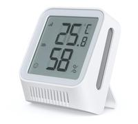X-Sense Thermomètre Hygromètre Connecté, Base Requise, Blanc, STH0A-1 | Compatible Alexa, Contrôle App, Température/Humidité Point de Rosée VPD, Portée 500m