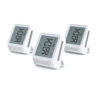 X-Sense Thermomètre Hygromètre Connecté, Base Requise, Blanc, STH0A-3 | Compatible Alexa, Contrôle App, Température/Humidité Point de Rosée VPD, Portée 500m
