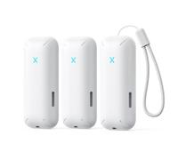 X-Sense Thermomètre Hygromètre Connecté, Base Requise, STH0B, Lot de 3 | Alertes via l’Application, Export des Données et Compatibilité Alexa