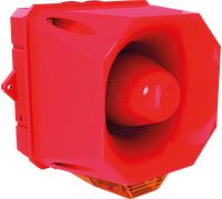 X10CEMNR1AL - X10 Mini AV, rouge, lentille jaune, 9 V c.a./c.c.