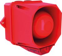 X10CEMNR1RL - X10 Mini AV, rouge, lentille rouge, 9 V c.a./c.c.