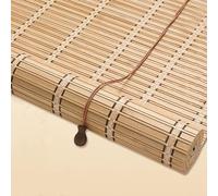 X1NGFU Store à Rouleau en Bambou Naturel,Respirant Rideau en Occultant Exterieur,Store Enrouleur Intimité Et Coupe-Vent,pour Portes de Fenêtres,Personnalisé,Largeur X Hauteur (85cm x 230cm)