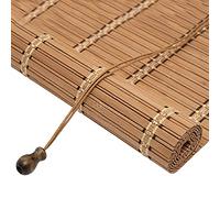 X1NGFU Store à Rouleau en Bambou Naturel,Stores à Enroulement en Bambou Exterieur,Stores Venitien Bois,Stores à Isolation Thermique,Respirant/écologique,Personnalisables (W70xH180cm/28x71in)