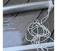 X1NGFU Stores Enrouleurs Étanche Transparent,Rideau Coupe-Vent en Plastique,Store Enrouleur en Anti-poussière pour Jardin Extérieur,Personnalisable,Largeur x Hauteur (90cm x 210cm)