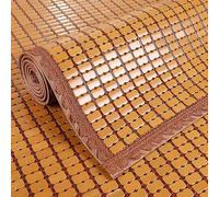 X1NGFU Tapis de Couchage Eté Bambou,Tapis de Couchage D'été Matelas de Refroidissement,Tapis de Couchage en Bambou,Tapis de Lit en Bambou,pour Chaise Canapé,Largeur X Longueur (50x180cm)