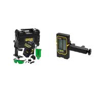 x3G Niveau Laser multilignes 360° (Li-Ion) Gamme Fatmax - Livré en mallette Tstak avec 4 Accessoires & Fmht1-74267 Ld200-G Cellule De Détection Pour Laser Lignes Vert Gamme FatMax