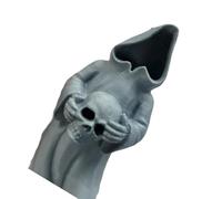 XAGMODSHN Figurine de crâne fantomatique, Ornement de Table pour Chambre d ' Enfant, décoration d ' Halloween, centres de Table de Vacances, Ornement de Bureau fantomatique intérieur et extérieur