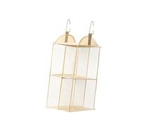 XANHOY Organisateurs pratiques à suspendre en tissu, design simple, sac de rangement à suspendre avec plusieurs couches pour une organisation facile de la maison