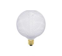 Xanlite - Ampoule Déco Cage Boule Blanc, culot E27, Hologramme, Blanc chaud - RFDHE150BCAB