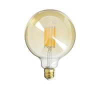 Xanlite, Ampoule Filament LED Déco G125 en Verre Ambré, Culot E27, 1521 Lumens, Consommation 15W (Équivalence 100W), Blanc Chaud, Idéale pour Éclairage Intérieur et Ambiance Cozy.