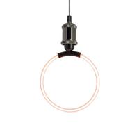 Xanlite, Ampoule Filament LED Modèle Déco Ellipse Ronde E27, 3,5W, 470 Lumens, Blanc Chaud, Économie d'Énergie, Idéale pour Éclairage Intérieur, Lot de 1