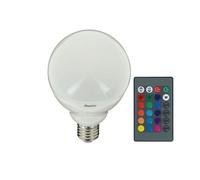Xanlite Ampoule LED E27 A60 Culot E27 - Ampoule LED Couleur Blanc et Multicolore - Lampe RGB De Couleur Avec Telecommande - Multicolore 5W Équivalant 60W Angle Éclairage 200° - SERVBRW