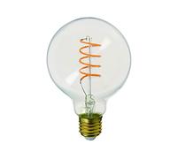 Xanlite Ampoule LED E27 Vintage Globe G95 Culot E27 - Led Filament Angle D'Éclairage 320° - Lumière Blanche Chaude - RFDE280B95S