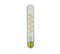 Xanlite Ampoule LED E27 Vintage Tube T185 Culot E27 - Ampoule Vintage E27 LED Filament Angle D'Éclairage 320° - Ampoule Blanche 4W Équivalant 20W 200 Lumens - Lumière Blanche Chaude - RFDE160T185S