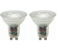 Xanlite Ampoule LED Spot Dimmable Culot GU10 - Angle d'éclairage 36° - 6,5W équivalant 50W 345 Lumens - Lumière Blanc Chaud - VG50SD (Lot de 2)