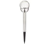 Xanlite - Balise solaire en verre RVB, IP44 - SORVB METAL G
